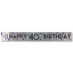 Picture of 40TH BIRTHDAY BANNER MALE